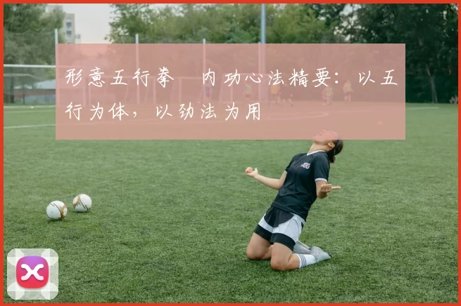 形意五行拳・内功心法精要：以五行为体，以劲法为用