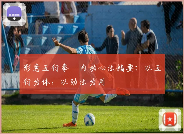 形意五行拳・内功心法精要：以五行为体，以劲法为用