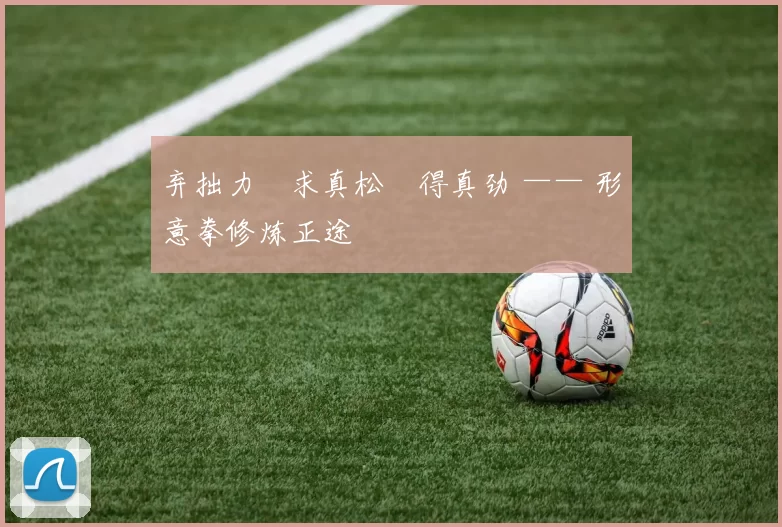 弃拙力・求真松・得真劲 —— 形意拳修炼正途