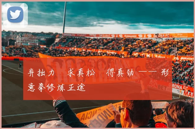 弃拙力・求真松・得真劲 —— 形意拳修炼正途