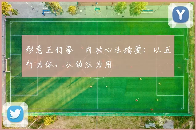 形意五行拳・内功心法精要：以五行为体，以劲法为用