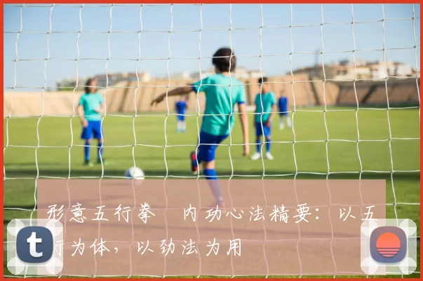 形意五行拳・内功心法精要：以五行为体，以劲法为用