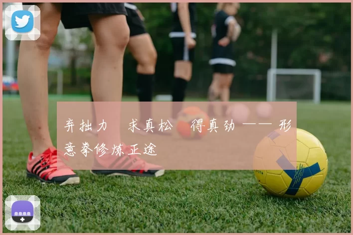 弃拙力・求真松・得真劲 —— 形意拳修炼正途