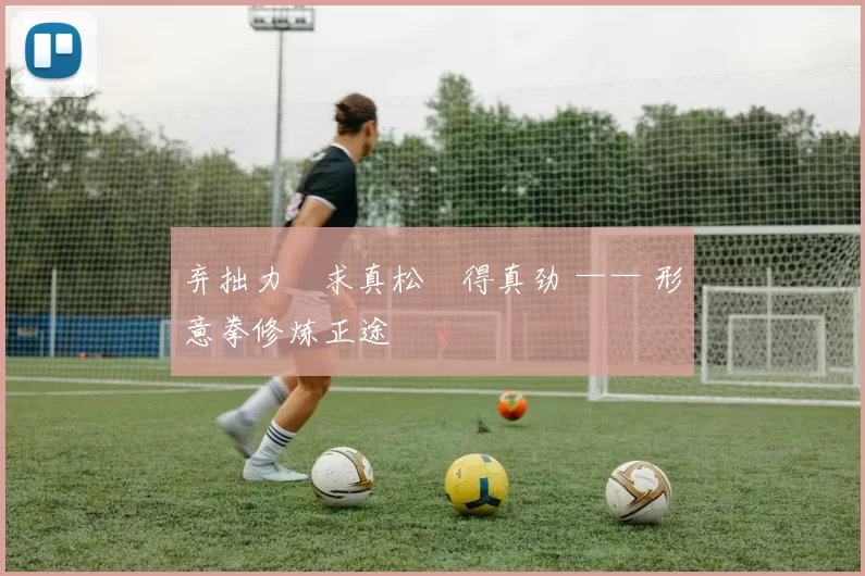 弃拙力・求真松・得真劲 —— 形意拳修炼正途