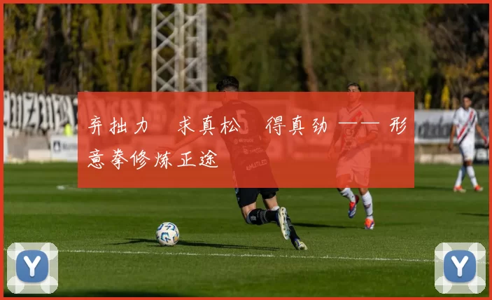 弃拙力・求真松・得真劲 —— 形意拳修炼正途