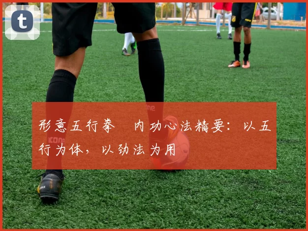 形意五行拳・内功心法精要：以五行为体，以劲法为用