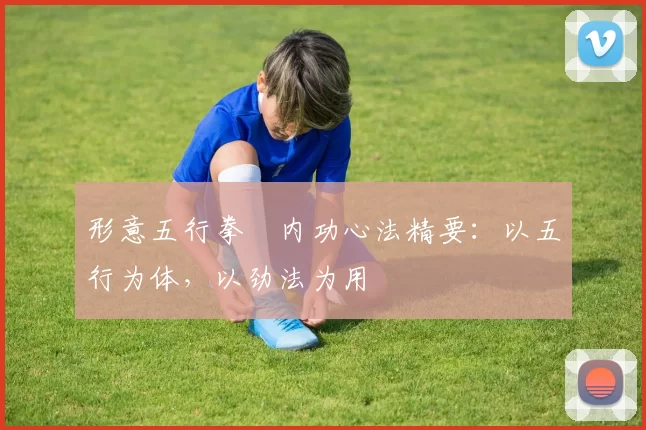 形意五行拳・内功心法精要:以五行为体,以劲法为用