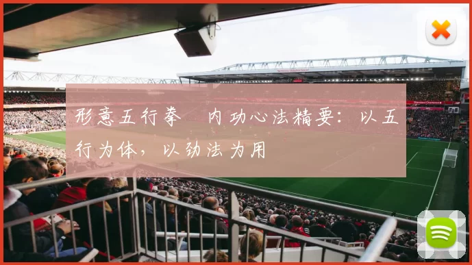 形意五行拳・内功心法精要：以五行为体，以劲法为用