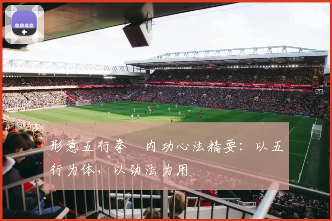 形意五行拳・内功心法精要：以五行为体，以劲法为用