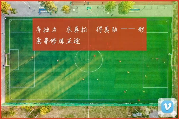 弃拙力・求真松・得真劲 —— 形意拳修炼正途