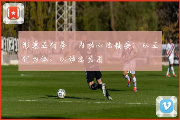 形意五行拳・内功心法精要:以五行为体,以劲法为用