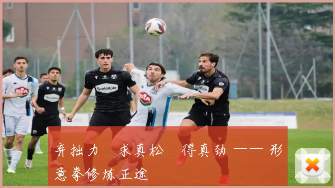 弃拙力・求真松・得真劲 —— 形意拳修炼正途