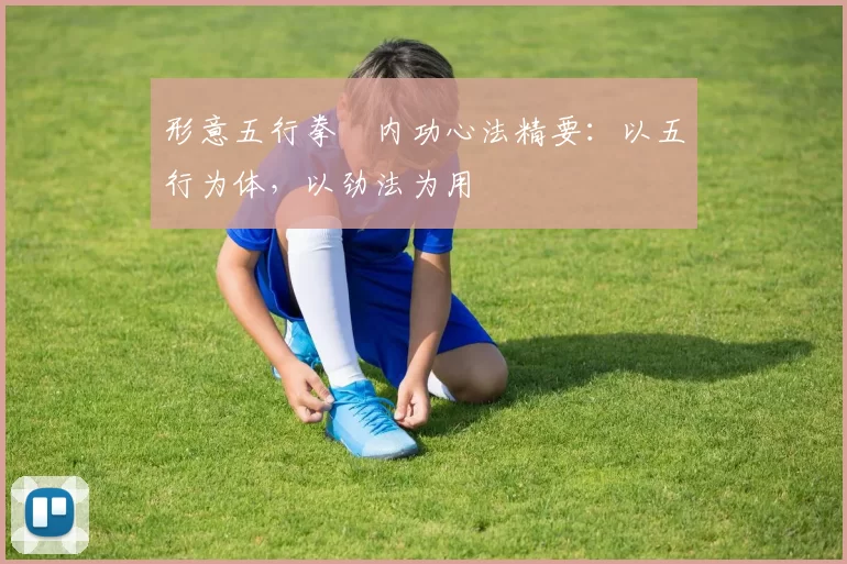 形意五行拳・内功心法精要：以五行为体，以劲法为用