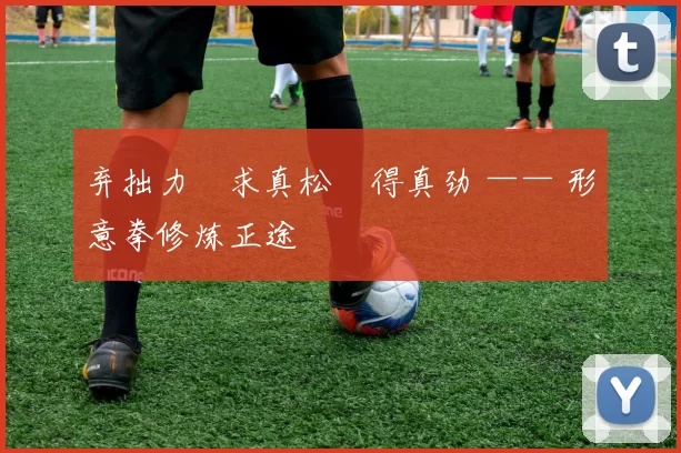弃拙力・求真松・得真劲 —— 形意拳修炼正途