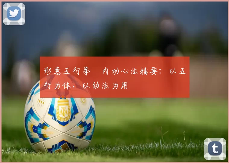 形意五行拳・内功心法精要：以五行为体，以劲法为用