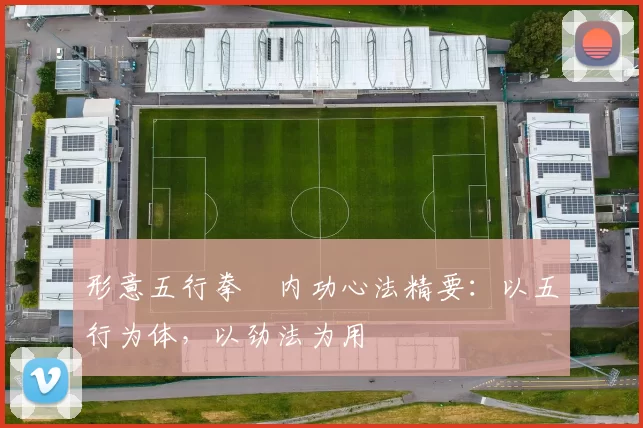 形意五行拳・内功心法精要:以五行为体,以劲法为用