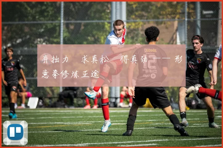 弃拙力・求真松・得真劲 —— 形意拳修炼正途