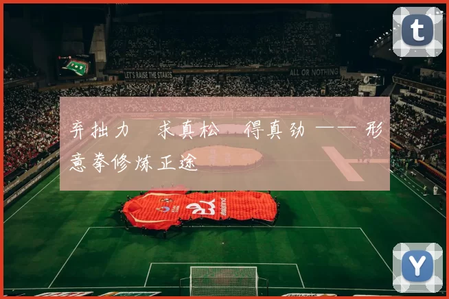 弃拙力・求真松・得真劲 —— 形意拳修炼正途