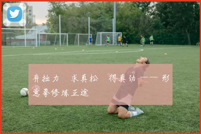 弃拙力・求真松・得真劲 —— 形意拳修炼正途