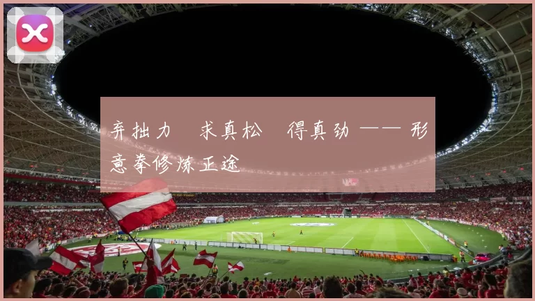 弃拙力・求真松・得真劲 —— 形意拳修炼正途