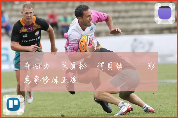 弃拙力・求真松・得真劲 —— 形意拳修炼正途