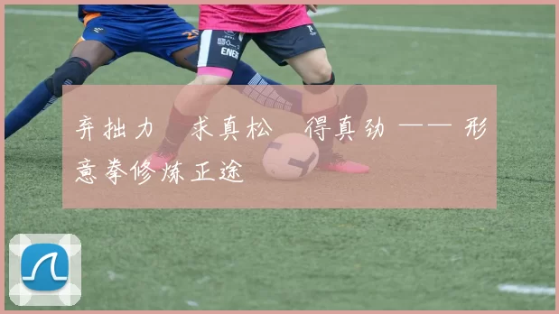 弃拙力・求真松・得真劲 —— 形意拳修炼正途