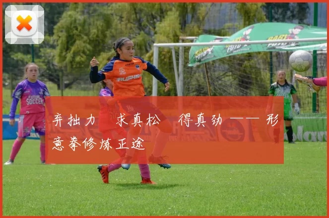 弃拙力・求真松・得真劲 —— 形意拳修炼正途