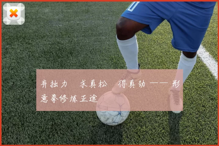 弃拙力・求真松・得真劲 —— 形意拳修炼正途