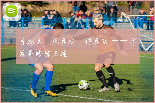 弃拙力・求真松・得真劲 —— 形意拳修炼正途