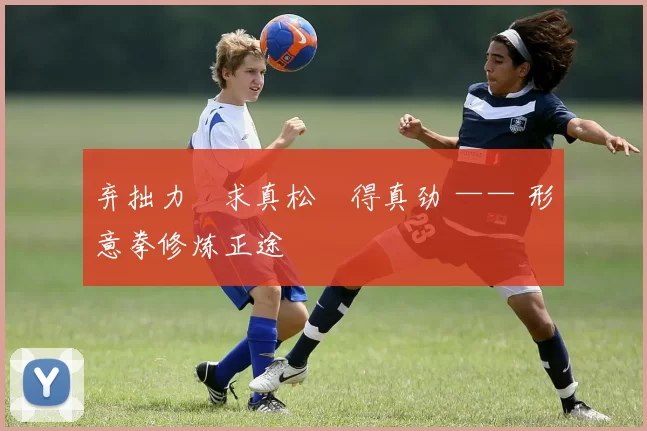 弃拙力・求真松・得真劲 —— 形意拳修炼正途