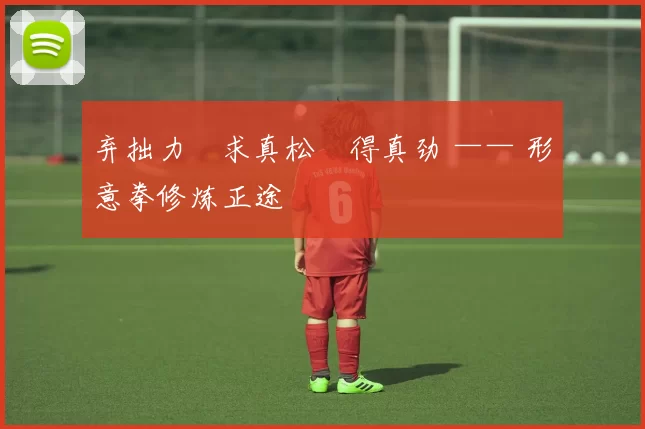 弃拙力・求真松・得真劲 —— 形意拳修炼正途