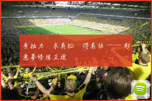 弃拙力・求真松・得真劲 —— 形意拳修炼正途