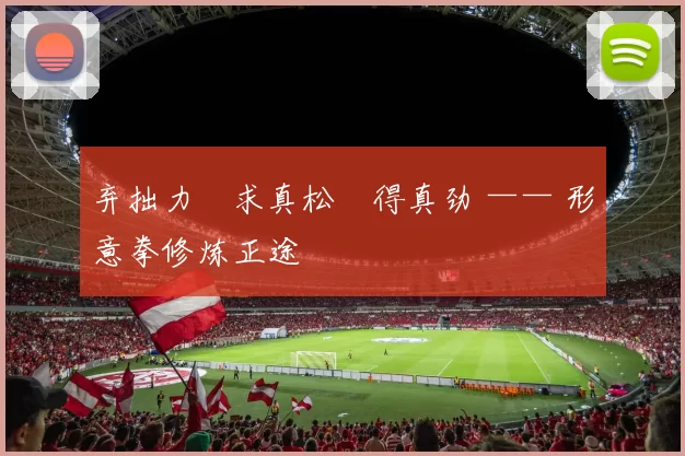 弃拙力・求真松・得真劲 —— 形意拳修炼正途