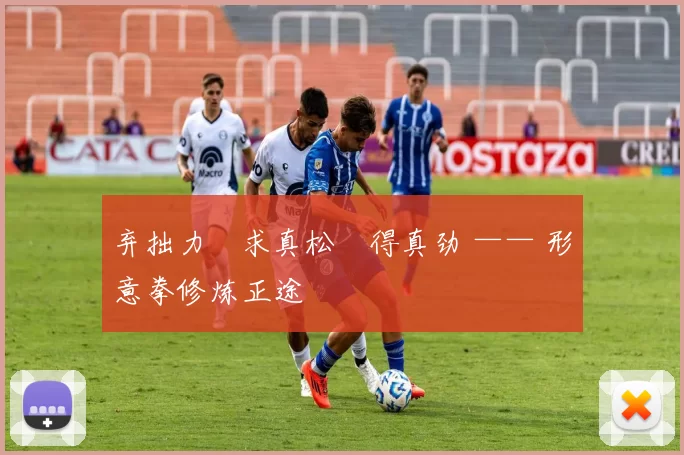 弃拙力・求真松・得真劲 —— 形意拳修炼正途