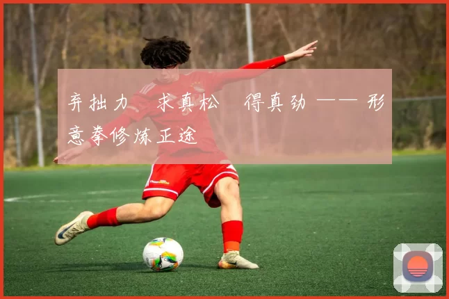 弃拙力・求真松・得真劲 —— 形意拳修炼正途