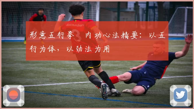 形意五行拳・内功心法精要:以五行为体,以劲法为用