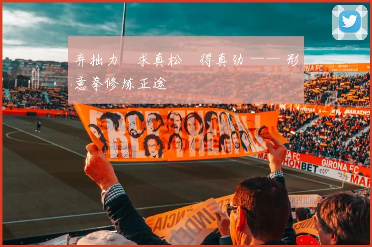 弃拙力・求真松・得真劲 —— 形意拳修炼正途