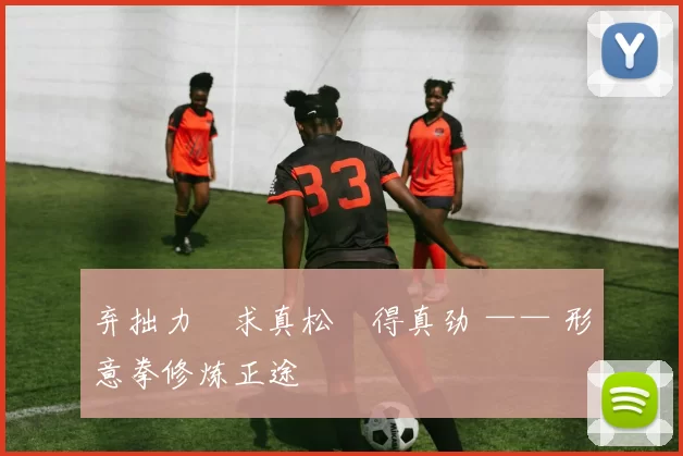 弃拙力・求真松・得真劲 —— 形意拳修炼正途