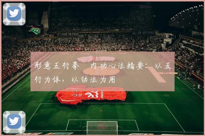 形意五行拳・内功心法精要：以五行为体，以劲法为用