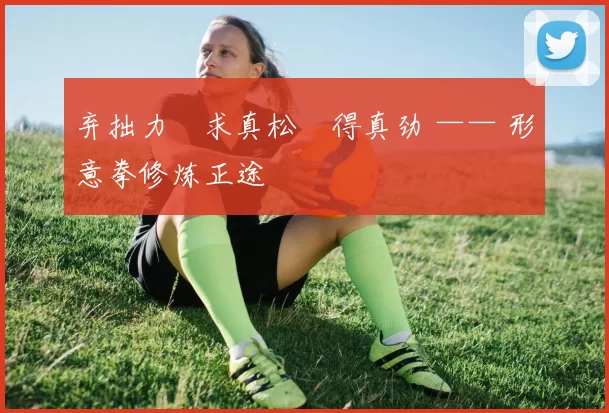 弃拙力・求真松・得真劲 —— 形意拳修炼正途