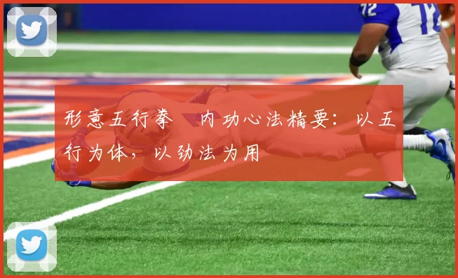 形意五行拳・内功心法精要：以五行为体，以劲法为用