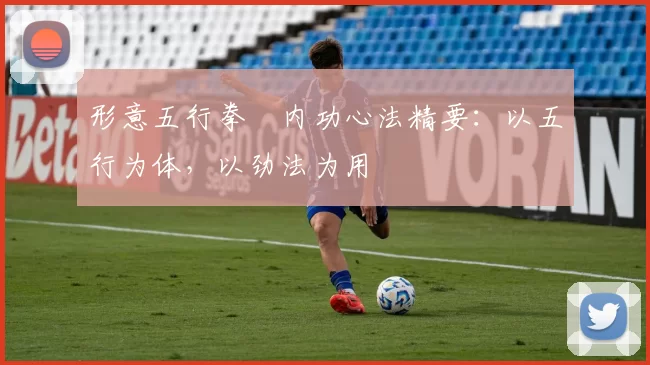 形意五行拳・内功心法精要：以五行为体，以劲法为用