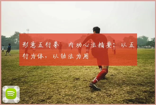 形意五行拳・内功心法精要：以五行为体，以劲法为用