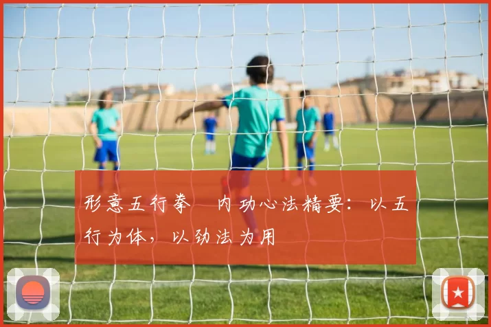 形意五行拳・内功心法精要：以五行为体，以劲法为用