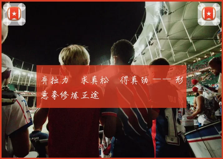 弃拙力・求真松・得真劲 —— 形意拳修炼正途