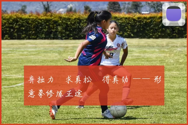 弃拙力・求真松・得真劲 —— 形意拳修炼正途