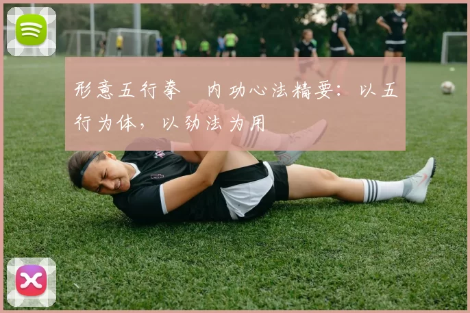 形意五行拳・内功心法精要:以五行为体,以劲法为用