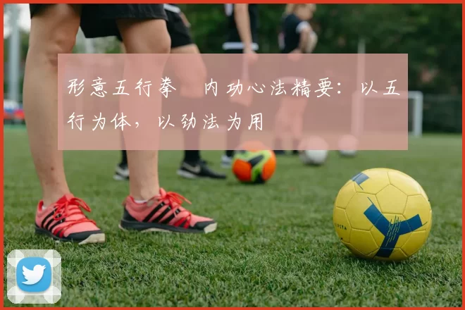 形意五行拳・内功心法精要：以五行为体，以劲法为用