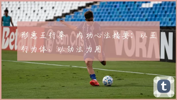 形意五行拳・内功心法精要：以五行为体，以劲法为用