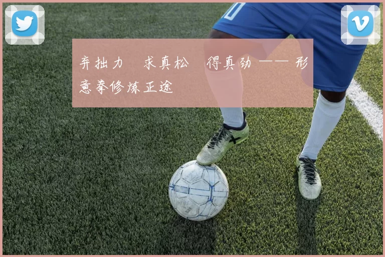 弃拙力・求真松・得真劲 —— 形意拳修炼正途